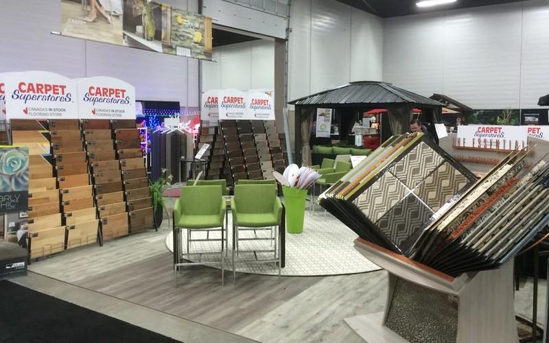 Carpet Superstores Edmonton at the Edmonton Home & Garden Show in 2016
